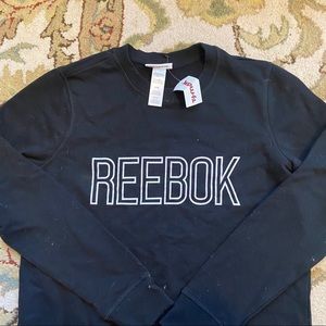 Reebok sweatshirt black new large medium